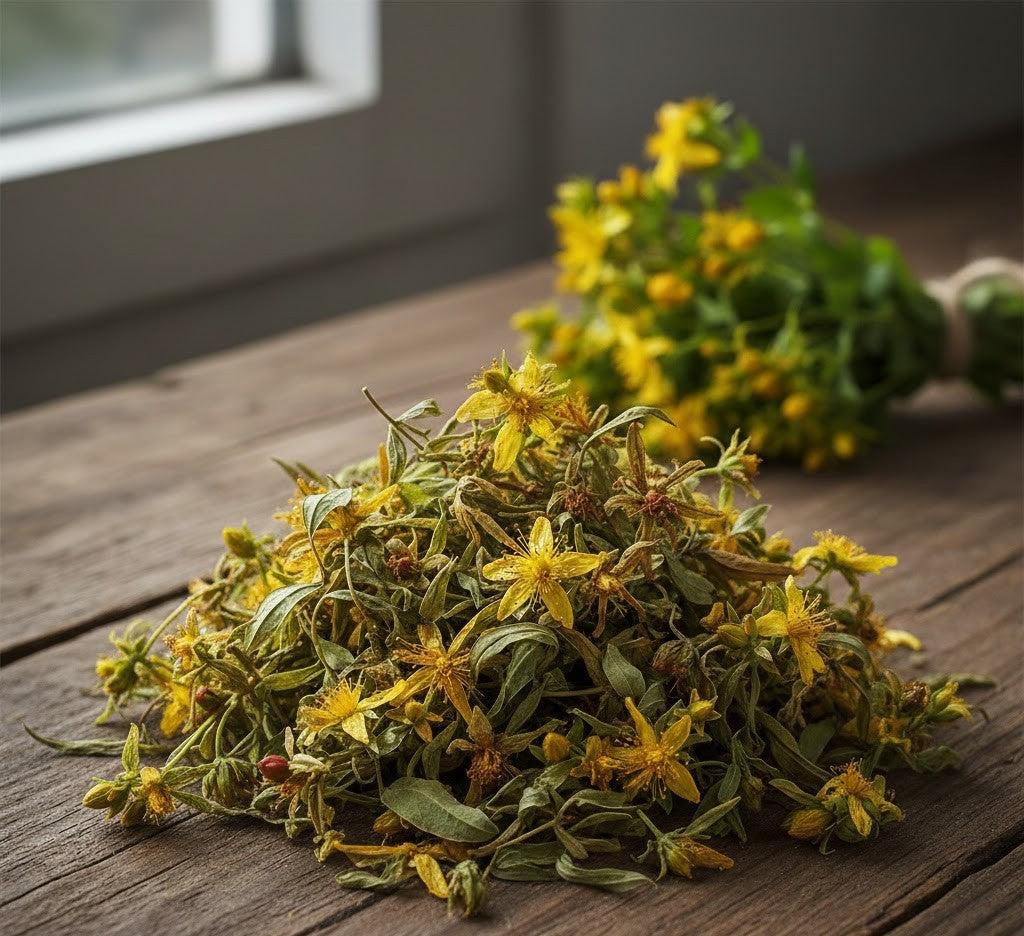 St. John's Wort Premium Dried - Hyperici Herba | Organic Botanical