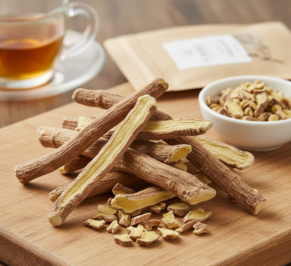 Licorice Root Premium Dried - Glycyrrhiza Glabra | Organic Herbal Tea