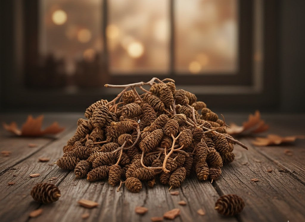 Alder Cones – Premium Dried | Alnus Glutinosa