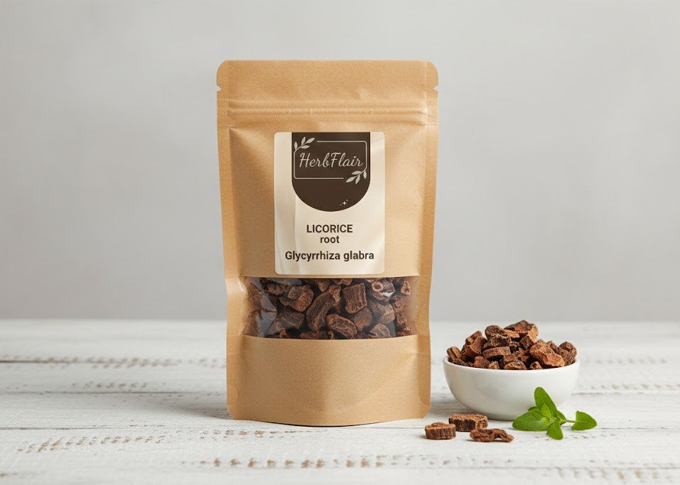 Licorice Root Premium Dried - Glycyrrhiza Glabra | Organic Herbal Tea
