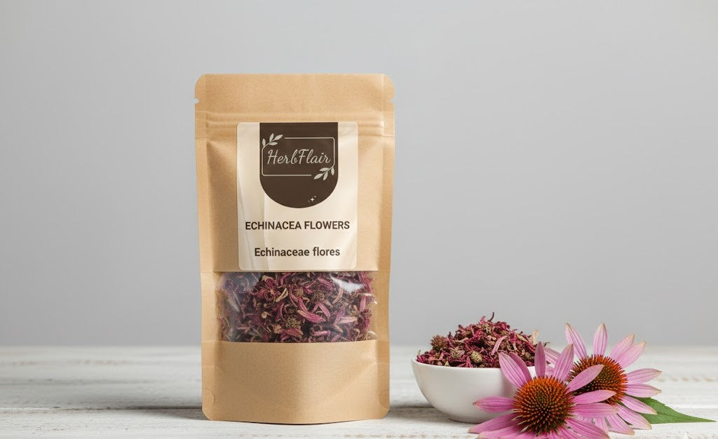 Echinacea Flowers Premium Dried - Purple Coneflower | Organic Botanical
