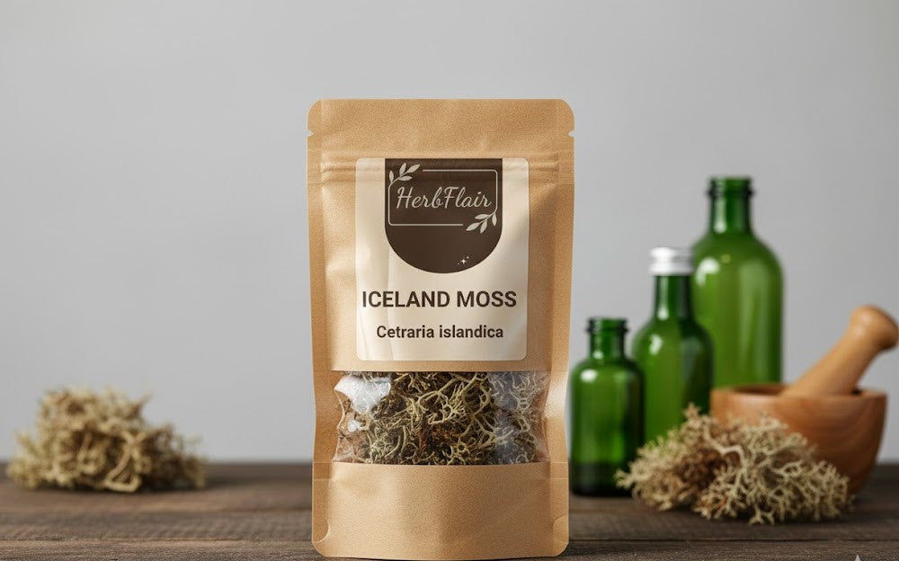 Iceland Moss Premium Dried - Cetraria Islandica | Organic Lichen